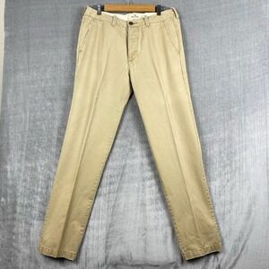 Vtg Y2K Hollister Pants Mens 34 X 32 Tan Straight Leg Chinos Coastal Academia‎